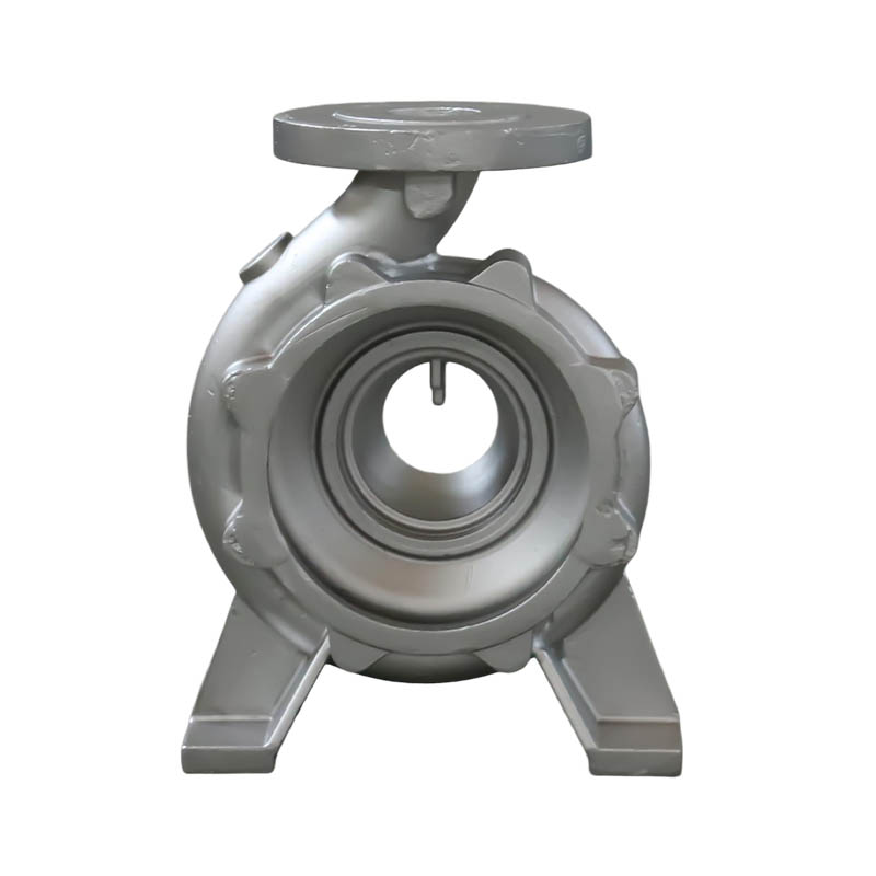 How does precision casting of pump bodies solve the challenges of efficient fluid transport and long-term durability?